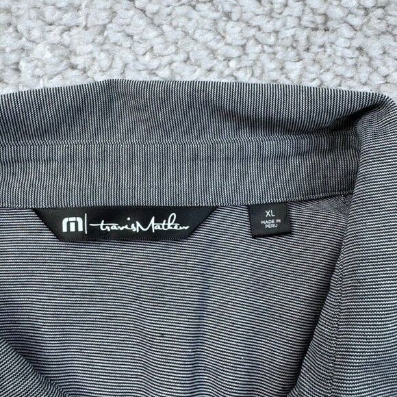 Travis Mathew Sunnyvale Polo Short Sleeve Shirt Grey Heather XL - Picture 4 of 9